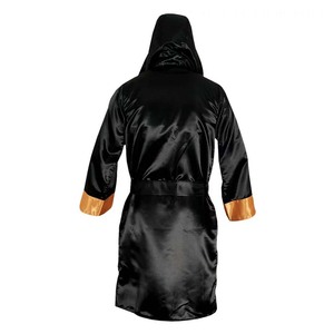 Robe de boxe tendance avec doublure argentée et rouge, sur mesure, prix abordable, fournisseur pour commandes en gros - Product Image 4