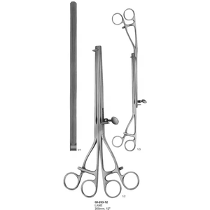 Pinces intestinales Lane Premium - Pinces hémostatiques Lane Twin robustes pour la résection aseptique de l'intestin et l'occlusion sécurisée des tissus - Product Image 1