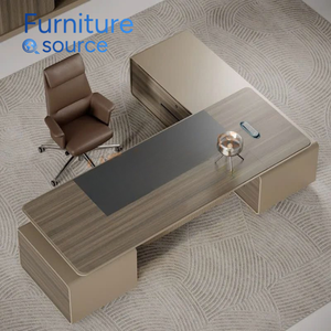 Elegante y moderno Panel de madera Escritorio de oficina Superficie de melamina MDF Lisa Uso diario profesional en la oficina Fábrica de Vietnam - Product Image 4