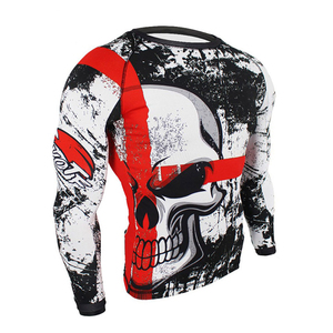 Ensemble de survêtement de compression personnalisé à manches longues pour hommes et femmes, vêtements de sport pour l'entraînement physique - Product Image 2