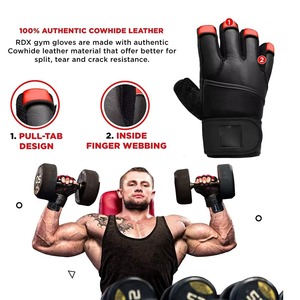Gants de musculation professionnels pour la musculation, le fitness, la musculation en salle de sport et l'entraînement, avec support de poignet. - Product Image 5