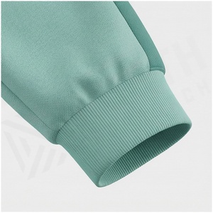<b>Women</b> 100% Cotton Hooded Tracksuit Solid Color Full <b>Zip</b> Sweatshirt & Jogger Pants Casual Autumn Wear - Product Image 6