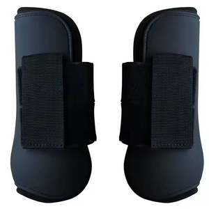 Protège-tendons élastiques légers en nylon pour chevaux – Protection des jambes pour l'équitation et la médecine vétérinaire équine - Product Image 3