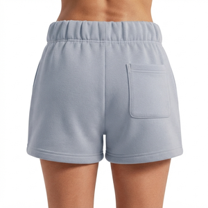 Shorts en molleton pour femmes, personnalisables, en coton et denim, grandes tailles, nouvelle collection, vente en gros pour fabricants OEM - Product Image 5