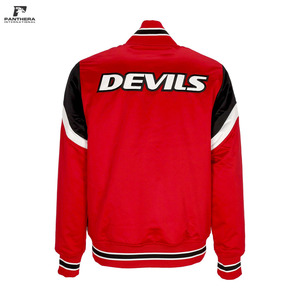 แจ็คเก็ต Letterman ผ้าซาตินขายส่ง พร้อมโลโก้ทีมแบบกำหนดเอง แจ็คเก็ตเบสบอลทรงบอมเบอร์ ผลิตตามสั่งแบบ OEM - Product Image 3