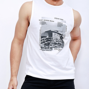Camiseta Deportiva de Verano para Hombre, Cuello Redondo, Algodón Fino, Transpirable, Color Sólido, para Deportes y Fitness - Product Image 4