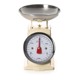Bilancia da Cucina Excelsa Cream Capacità 3kg in Acciaio Inossidabile Design Vintage - Product Image 1