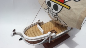 Modelo de Velero de Madera Hecho a Mano Going Merry, Decoración Antigua con Temática Oceánica, Pieza de Arte Coleccionable para Mesa - Product Image 4
