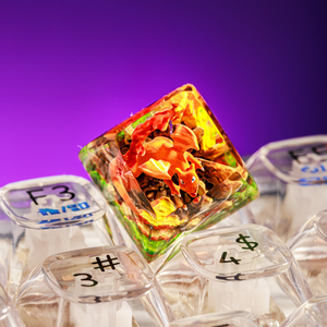 Teclas Artesanales Bosque Místico, Teclas Artesanales Personalizadas, Teclas Anime Lindas, Teclas Verdes, Juego de Teclas, Teclas de Madera - Product Image 1