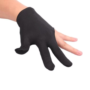 Guantes de billar OEM más vendidos para jugadores de billar y snooker, con 3 dedos, para adultos, en diferentes tallas. - Product Image 4