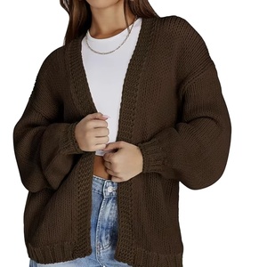 BANGLADESH CUSTOM LOGO DIRECT FACTORY NEW ARRIVAL <b>WOMENS</b> <b>OVERSIZED</b> CHUNKY <b>CARDIGAN</b> SWEATERS OPEN FRONT LONG <b>CARDIGANS</b> WINTER - Product Image 1