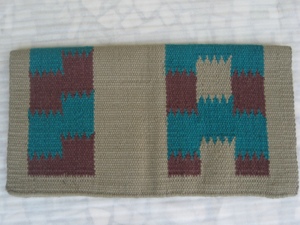 Manta de Silla de Montar Geométrica de Lana de Nueva Zelanda, Suave, Duradera y Transpirable para Equitación - Product Image 2