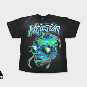 T-shirt formel pour homme Hell Star, 100% coton, haute qualité, respectueux de l'environnement, unisexe, vente en gros, faible MOQ - Product Image 4