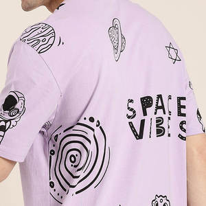 T-shirt pour homme uni, dernière mode, pour adultes, vente en gros, design OEM personnalisé, séchage rapide, coupe ample, fitness. - Product Image 5