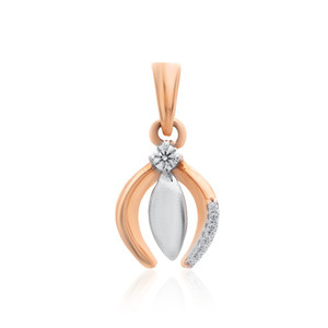 <b>Solid</b> 18K <b>Gold</b> Marquise Cut CZ Diamond Charm <b>Pendant</b> for Women Luxury Party Wear Regular Size SGL Certified Elegant Gift - Product Image 3