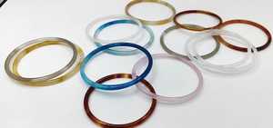 กำไลข้อมือเรซิ่นดีไซน์เนอร์จาก MN Exports ทำด้วยมือ สีสันสดใส เครื่องประดับแฟชั่น สวยหรู เงางาม น้ำหนักเบา เหมาะสำหรับใส่ทุกวัน สำหรับผู้หญิง - Product Image 5
