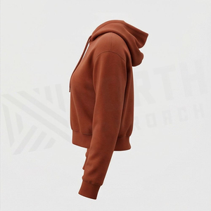 ladies crop <b>hoodie</b> drawstring <b>lightweight</b> <b>hoodie</b> women crop <b>hoodie</b> fleece lined cropped <b>hoodie</b> ladies crop <b>hoodie</b> - Product Image 3