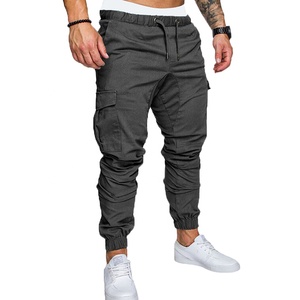 Pantalones deportivos de alta calidad para correr, pantalones personalizados en blanco, pantalones deportivos de cintura elástica para hombres - Product Image 1