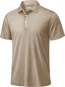 Camiseta Polo de Manga Corta para Hombre, 100% Poliéster, de Alta Calidad, Lisa, de Secado Rápido, 2026 - Product Image 3