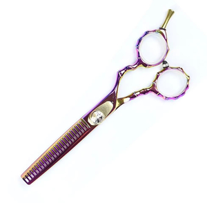 Tijeras de entresacar profesionales japonesas de acero inoxidable con dientes, para diestros, para peluquería y salón de belleza - Product Image 2