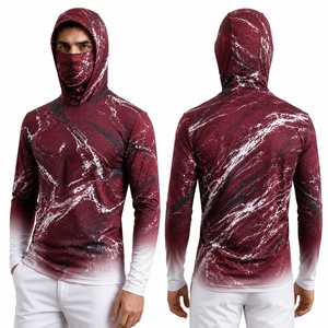Camisa de Pesca de Secado Rápido para Hombre, 100% Poliéster, Manga Larga, Protección UV, Ligera, para Aventuras al Aire Libre - Product Image 4