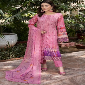 Colección Dr Haris Vol KINARA Ropa india y pakistaní de viscosa de 3 piezas para mujeres Festivales y bodas - Product Image 2