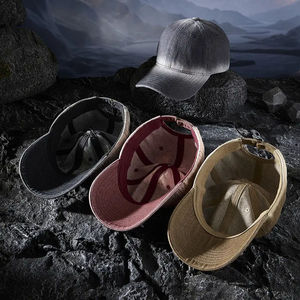 Casquettes de baseball vintage personnalisées pour hommes et femmes, chapeaux d'été en tissu satiné de haute qualité, ajustables, à prix de gros - Product Image 6