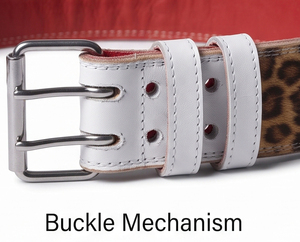 Ceinture de musculation en cuir 13 mm pour levage lourd, sublimation léopard, ceinture de force unisexe pour gym - Product Image 3
