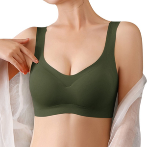 เสื้อชั้นในกีฬาโยคะสำหรับผู้หญิงปี 2026 แบบใหม่ ขายส่ง รับทำโลโก้ด้านหน้า รองรับระดับปานกลาง ระบายอากาศได้ดี ผลิตจากผ้าสแปนเด็กซ์/ไนลอน เหมาะสำหรับออกกำลังกายและเล่นกีฬา - Product Image 4