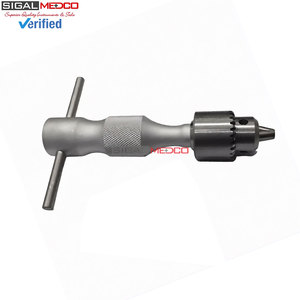 Outil chirurgical vétérinaire professionnel pour le perçage osseux, perceuse orthopédique manuelle durable avec mandrin et clé, 16 cm - Product Image 4