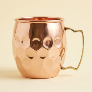 Custom Logo Pure Solid Copper Moscow Mule Mug Handcrafted Hammered Beer Cup Luxury Barware for Restaurant and Party <b>Gift</b> - Product Image 5