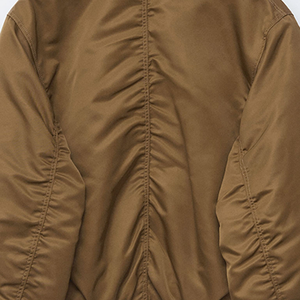 Chaqueta Bomber Reversible Impermeable Unisex, Estilo Casual Deportivo para Exteriores, con Cierre Frontal, Color Marrón Oscuro y Caqui - Product Image 6