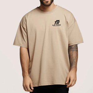 Camisetas Extra Grandes para Hombre, Personalizadas con Logotipo, Informales, Transpirables, de Alta Calidad, 100% Algodón, Ligeras, las Más Vendidas - Product Image 1