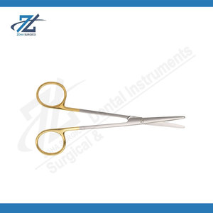 Ciseaux dentaires TC droits et courbés, aiguisés/à bout arrondi, en carbure de tungstène, instruments chirurgicaux, ciseaux opératoires dentaires en acier inoxydable - Product Image 6