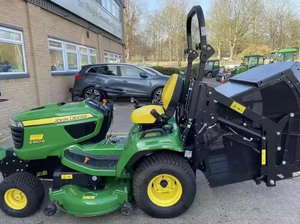 Tracteur de jardin d'occasion John Deere X950R, 24,2 CV, diesel, déchiqueteur arrière, équipement professionnel pour l'entretien des pelouses et des terrains, à vendre - Product Image 2