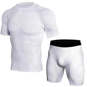 Conjunto Deportivo Personalizado al por Mayor para Hombre, Ropa de Entrenamiento de Secado Rápido, Transpirable, para Gimnasio y Running - Product Image 2