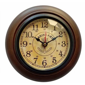 Reloj de Pared Tallado a Mano en Madera de Sheesham - Estilo Rústico Bohemio al por Mayor - Product Image 1