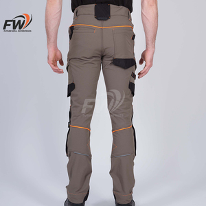 Pantalones de Trabajo Casuales de Alta Calidad para Hombre, Elásticos, Reflectantes, Ropa de Trabajo para Construcción - Product Image 2