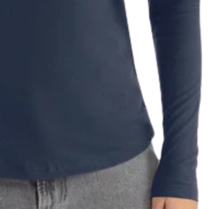 เสื้อยืดแขนยาวผู้หญิงทรงหลวมผ้าฝ้ายเนื้อนุ่มใส่สบายระบายอากาศดี เสื้อลำลองน้ำหนักเบาเหมาะสำหรับใส่ทุกวัน ขายส่ง - Product Image 5