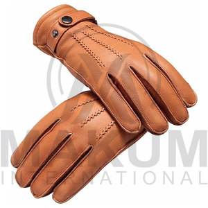 Gants en cuir tactiles pleine main de qualité supérieure, élégants, respirants et écologiques pour la conduite et les travaux en extérieur en hiver - Product Image 4