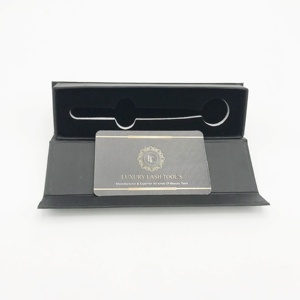 Nueva llegada caja de tarjeta de papel importada negra de goma embalaje con nuevo estilo caja de tarjeta sostenible interior embalaje Etiqueta Privada - Product Image 3