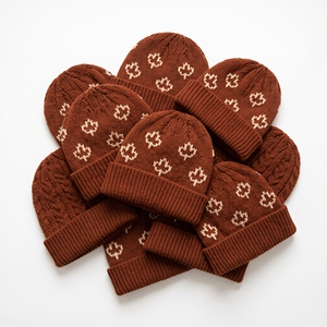 Bonnet tricoté Dragonfly Teal à revers côtelé, chaud pour l'hiver, vente en gros directe usine, fabricant OEM personnalisé - Product Image 3