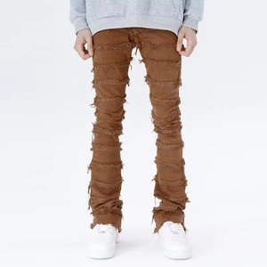 Jogging pour hommes avec logo personnalisé, effet délavé, 100% coton, style décontracté vintage streetwear, fabricant OEM - Product Image 6
