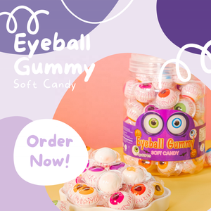 Eye-shaped yogurt gummies filled with delicious syrup in many flavors under the Dai Long brand are suitable for all children - Product Image 2