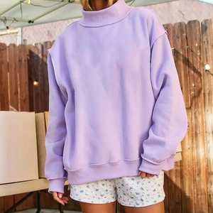 Sudadera de Cuello Alto con Forro, Bordado, 100% Algodón, Mangas Largas, Ecológica, Transpirable y Ligera, al Mejor Precio - Product Image 2