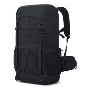 Blue Hiking <b>Backpack</b> Lightweight Camping Rucksack Front Bungee Cord Padded Hip Belt Pockets Outdoor Travel Bag - Product Image 5