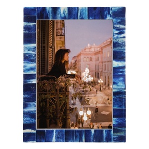 Artisan Handmade Eco-Friendly Bone Resin Inlay Rustic Modern Horizontal Multi Color Photo <b>Frame</b> Beautifully Crafted for Precious - Product Image 1