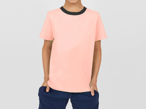 Nueva Llegada, Camiseta para Niños 100% Algodón, Estilo Casual, Diseño Liso en la Parte Delantera, Ropa Urbana, Logotipo Personalizado, Precios Razonables, Camisetas para Niños - Product Image 2