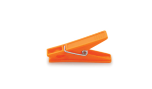 Orange Plastic Clothes Pegs Set for Outdoor Laundry Drying Durable Rectangle <b>Clips</b> with Stainless Steel <b>Spring</b> - Product Image 5