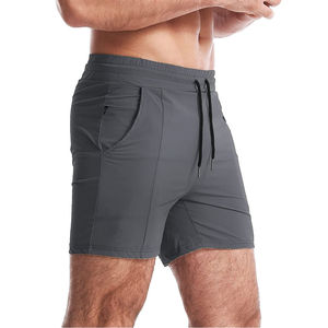 Pantalones Cortos Deportivos para Hombre, 100% Algodón, Ligeros, Transpirables, de Secado Rápido, Cintura Alta, Cierre con Cordón, Tela de Lona - Product Image 2
